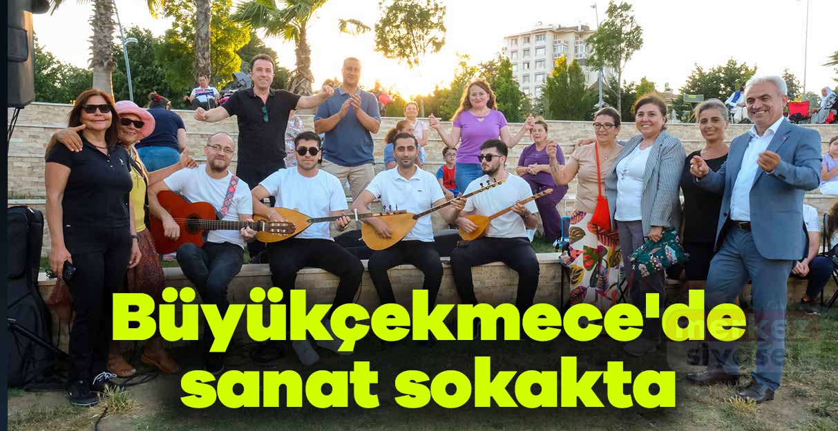 Büyükçekmece’de sanat sokakta