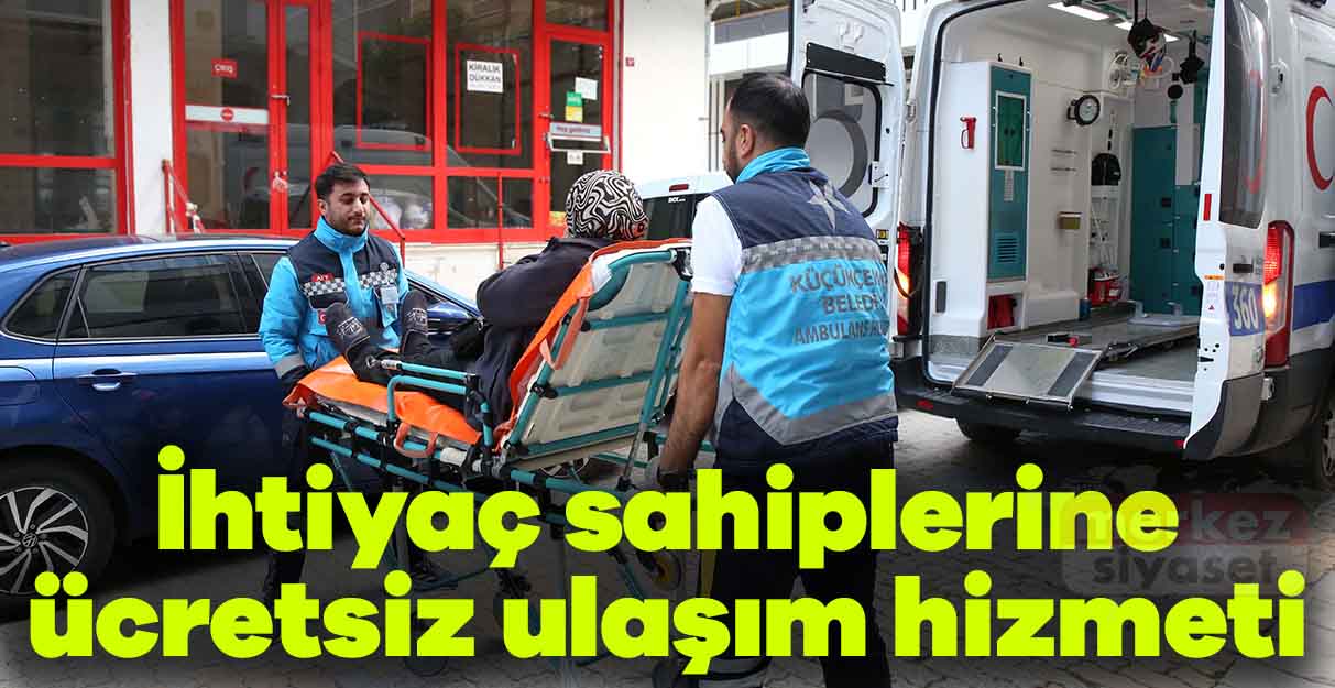 İhtiyaç sahiplerine ücretsiz ulaşım hizmeti