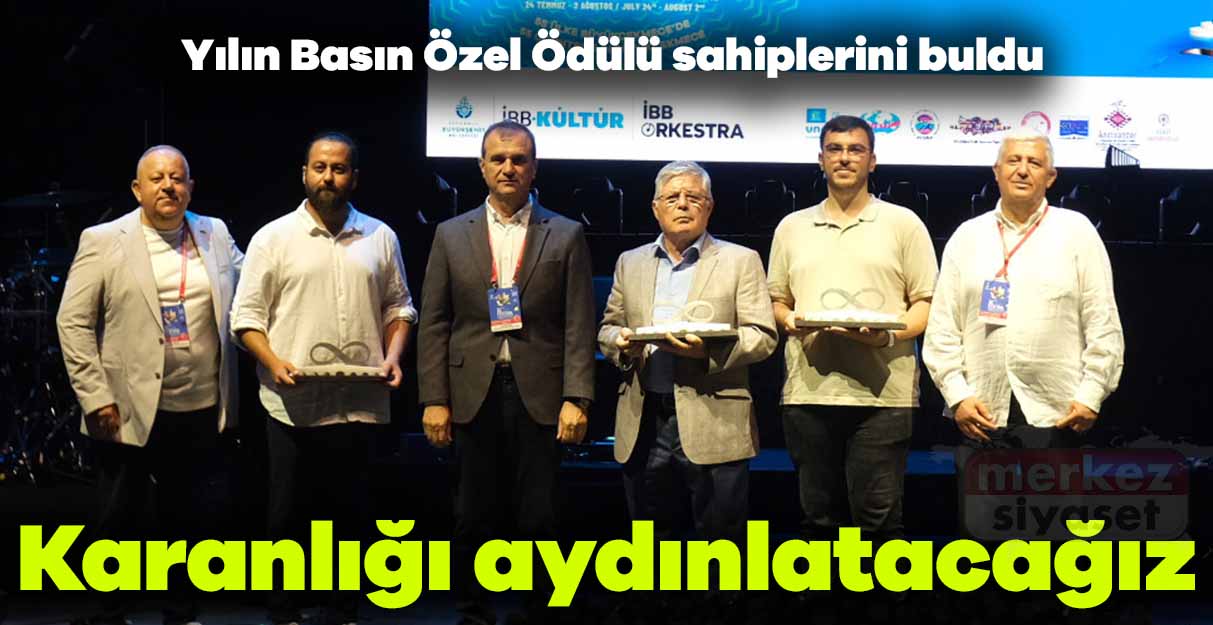 Yılın Basın Özel Ödülü sahiplerini buldu
