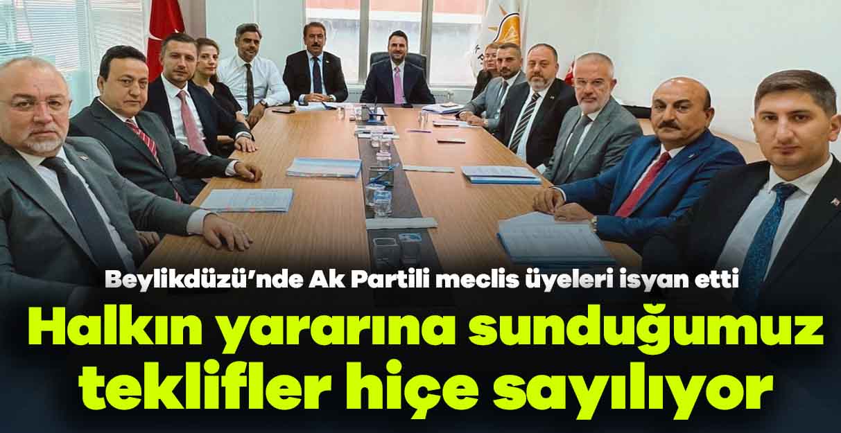 Tüncel: Halkın yararına sunduğumuz teklifler hiçe sayılıyor