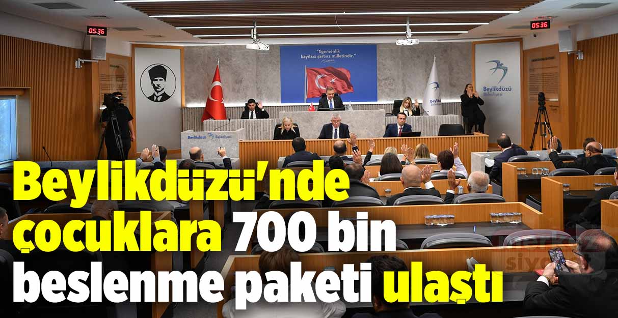 Beylikdüzü’nde çocuklara 700 bin beslenme paketi ulaştı