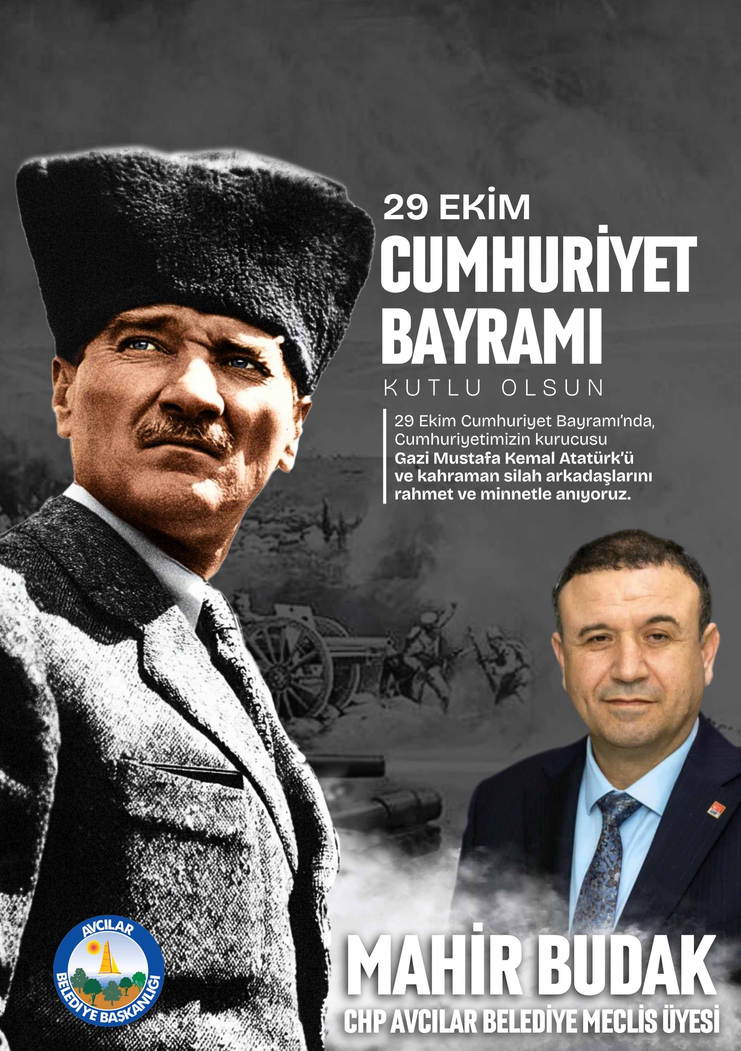 Cumhuriyetimizin 102. yıl dönümü kutlu olsun
