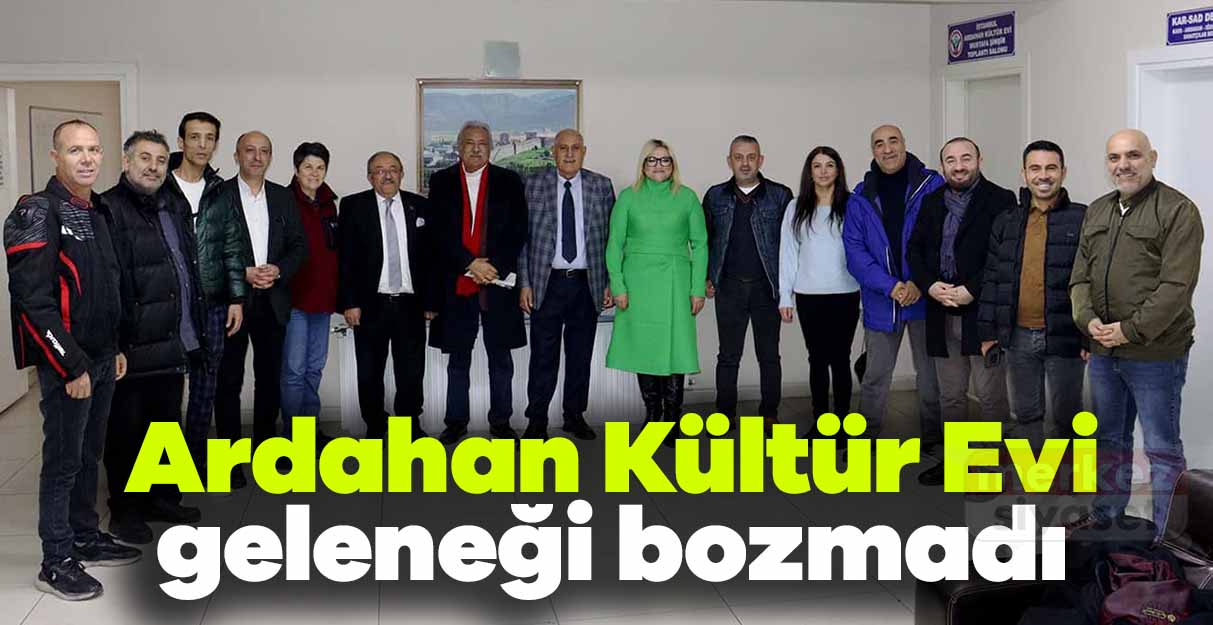 Ardahan Kültür Evi geleneği bozmadı