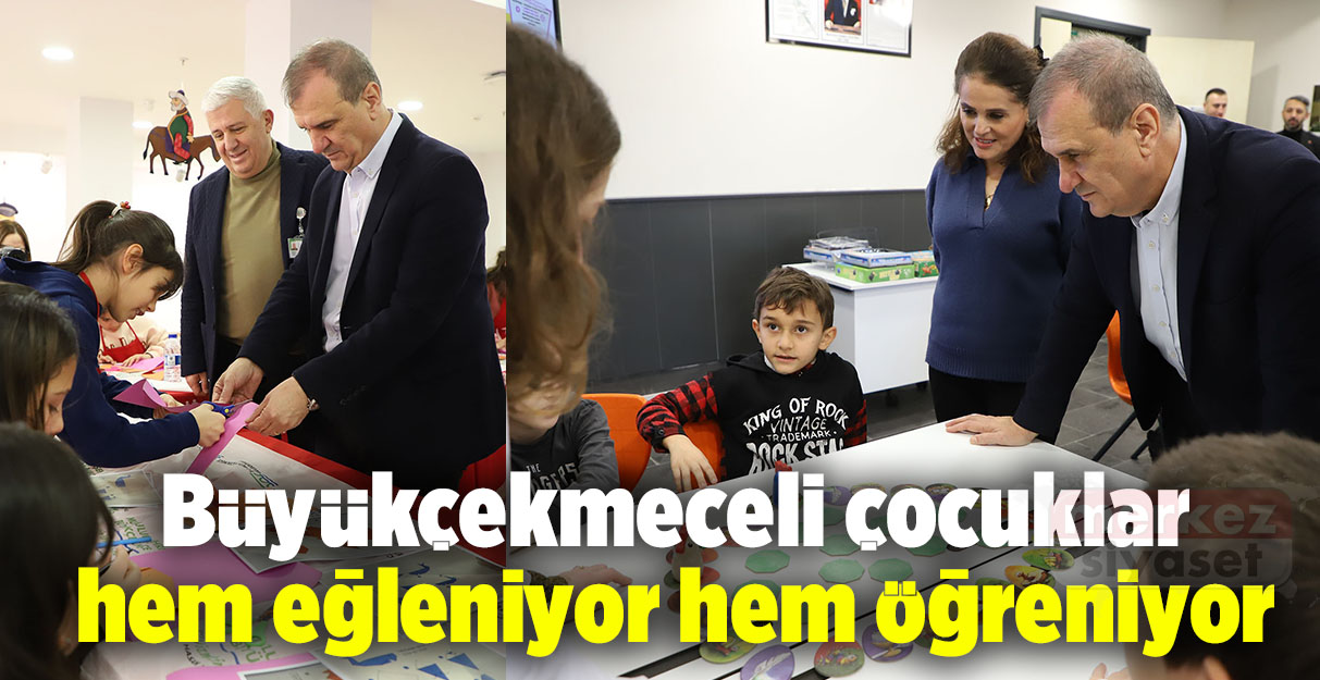 Büyükçekmeceli çocuklar hem eğleniyor hem öğreniyor