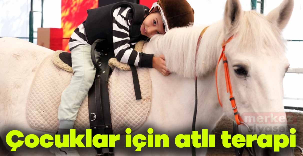 Çocuklar için atlı terapi
