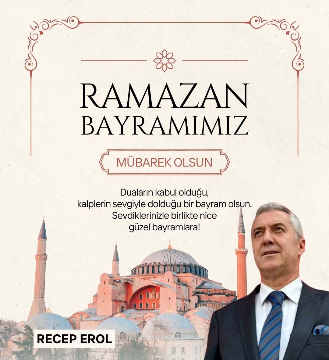 Recep Erol’dan Ramazan Bayramı mesajı