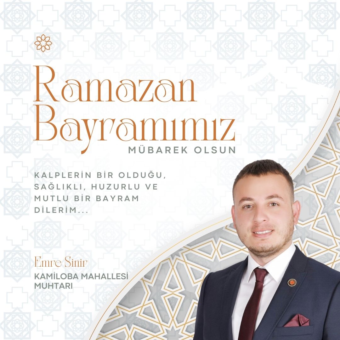 Muhtar Emre Sinir’den Ramazan Bayramı mesajı