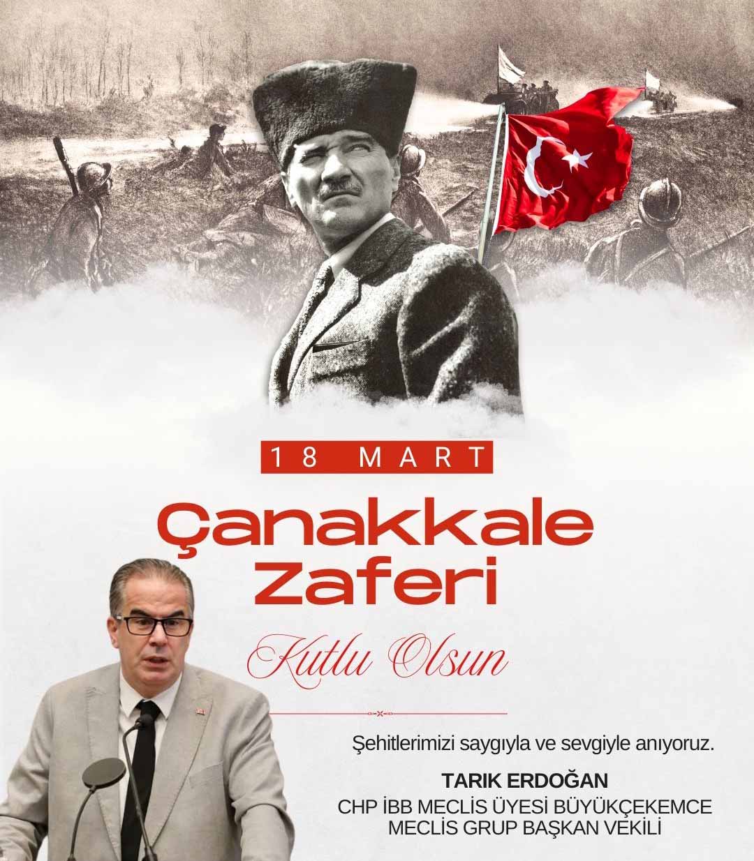 Tarık Erdoğan’dan Çanakkale Zaferi mesajı