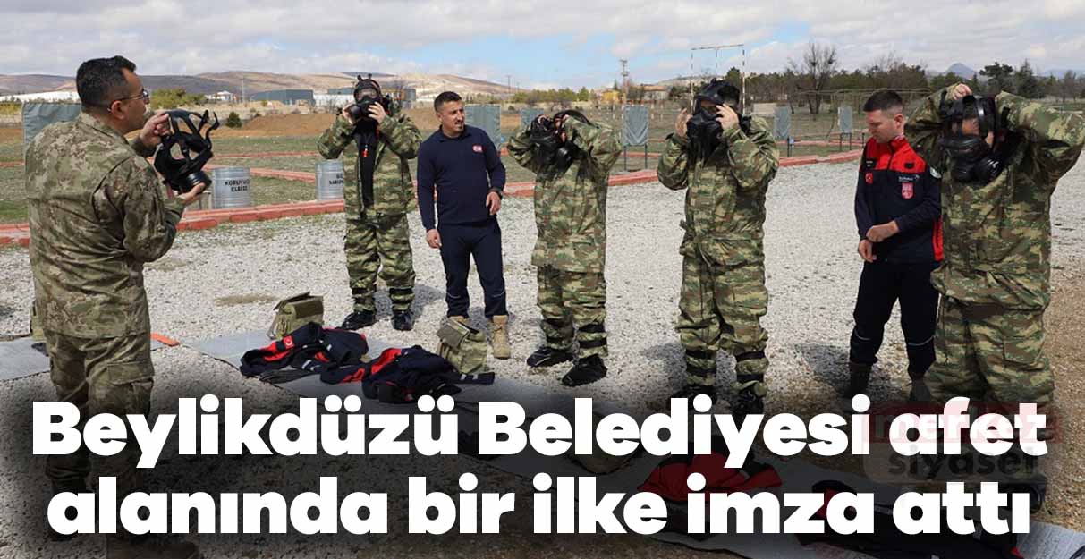 Beylikdüzü Belediyesi afet alanında bir ilke imza attı