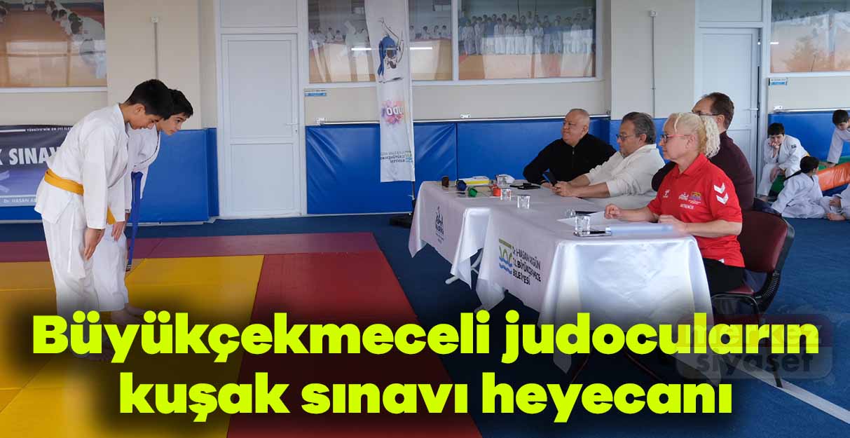 Büyükçekmeceli judocuların kuşak sınavı heyecanı