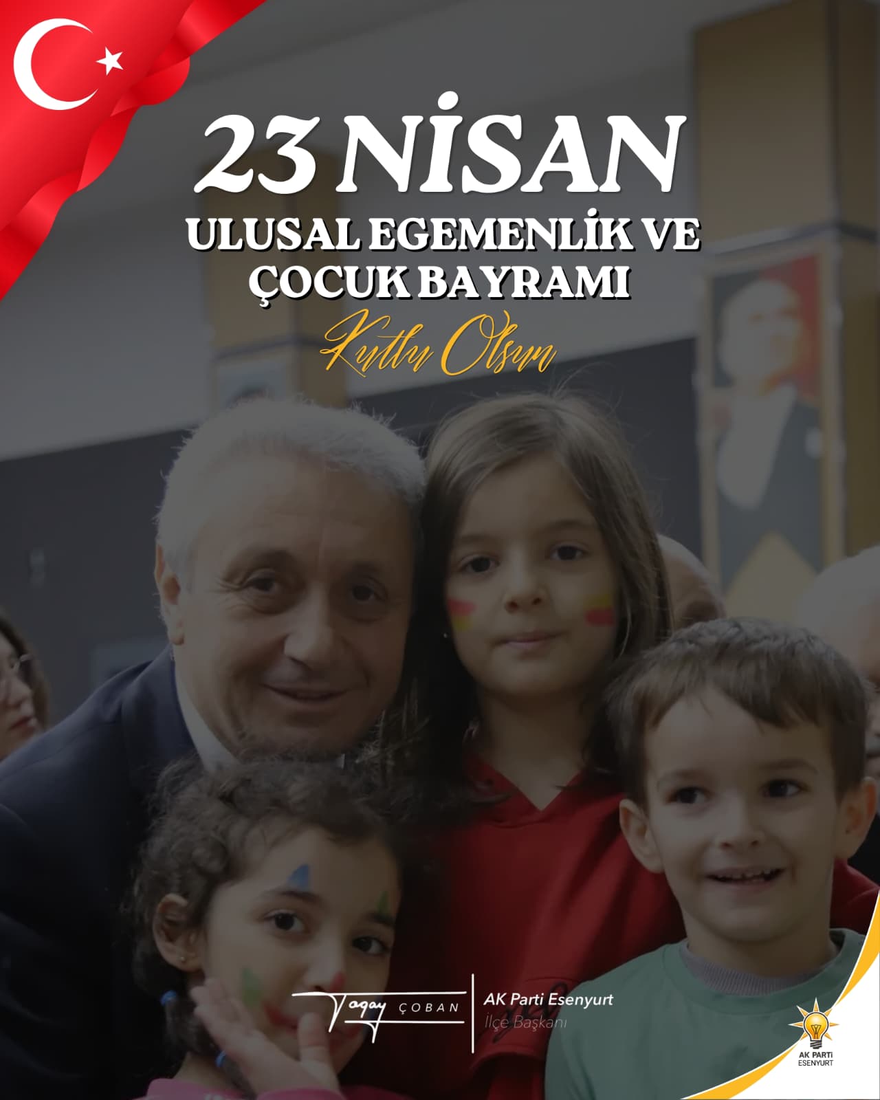 Togay Çoban’dan 23 Nisan Ulusal Egemenlik ve Çocuk Bayramı mesajı