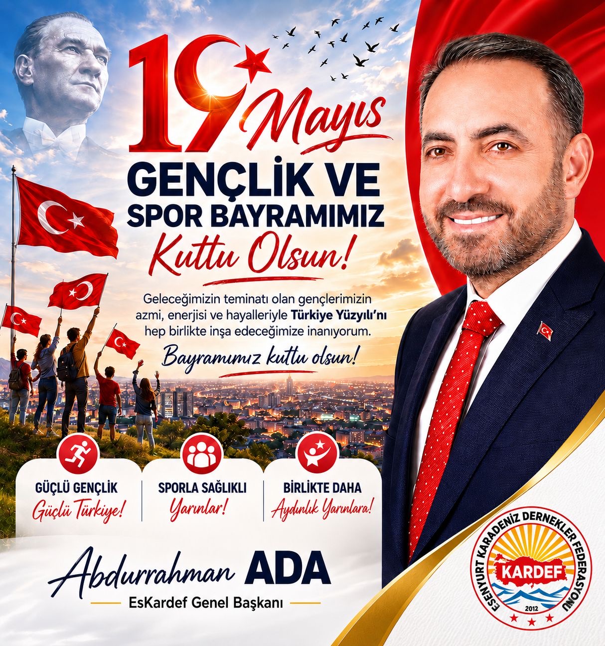 Abdurrahman Ada’dan 19 Mayıs mesajı