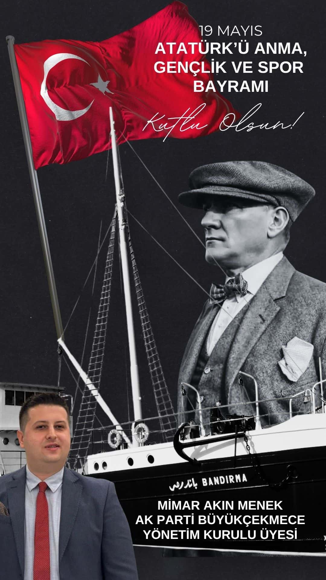 Akın Menek’ten 19 Mayıs mesajı