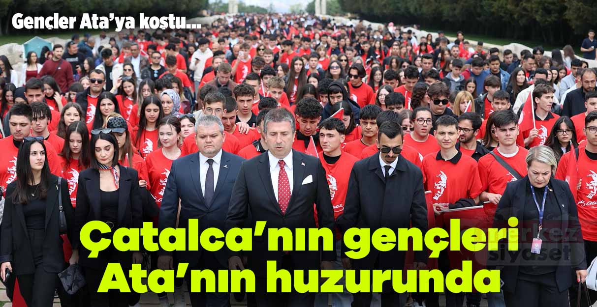 Çatalca’nın gençleri Ata’nın huzurunda