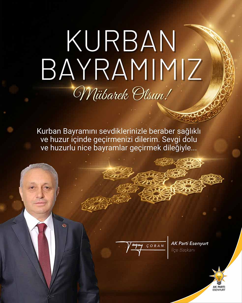 Togay Çoban: Kurban Bayramımız mübarek olsun
