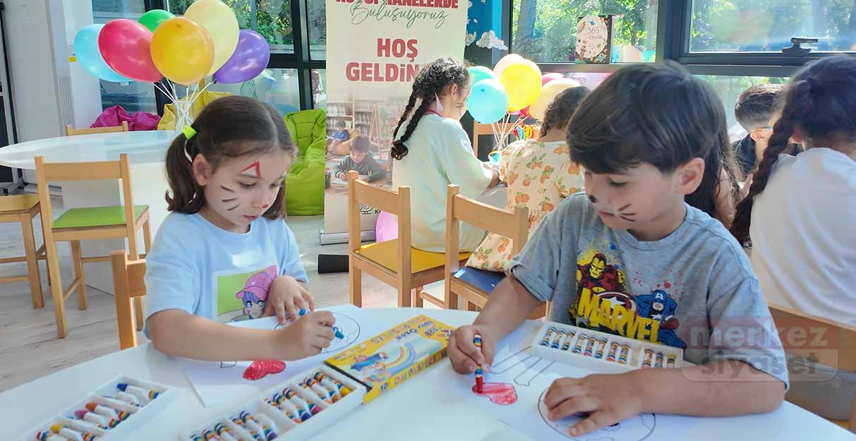 Çocuklar kütüphanelerde buluştu