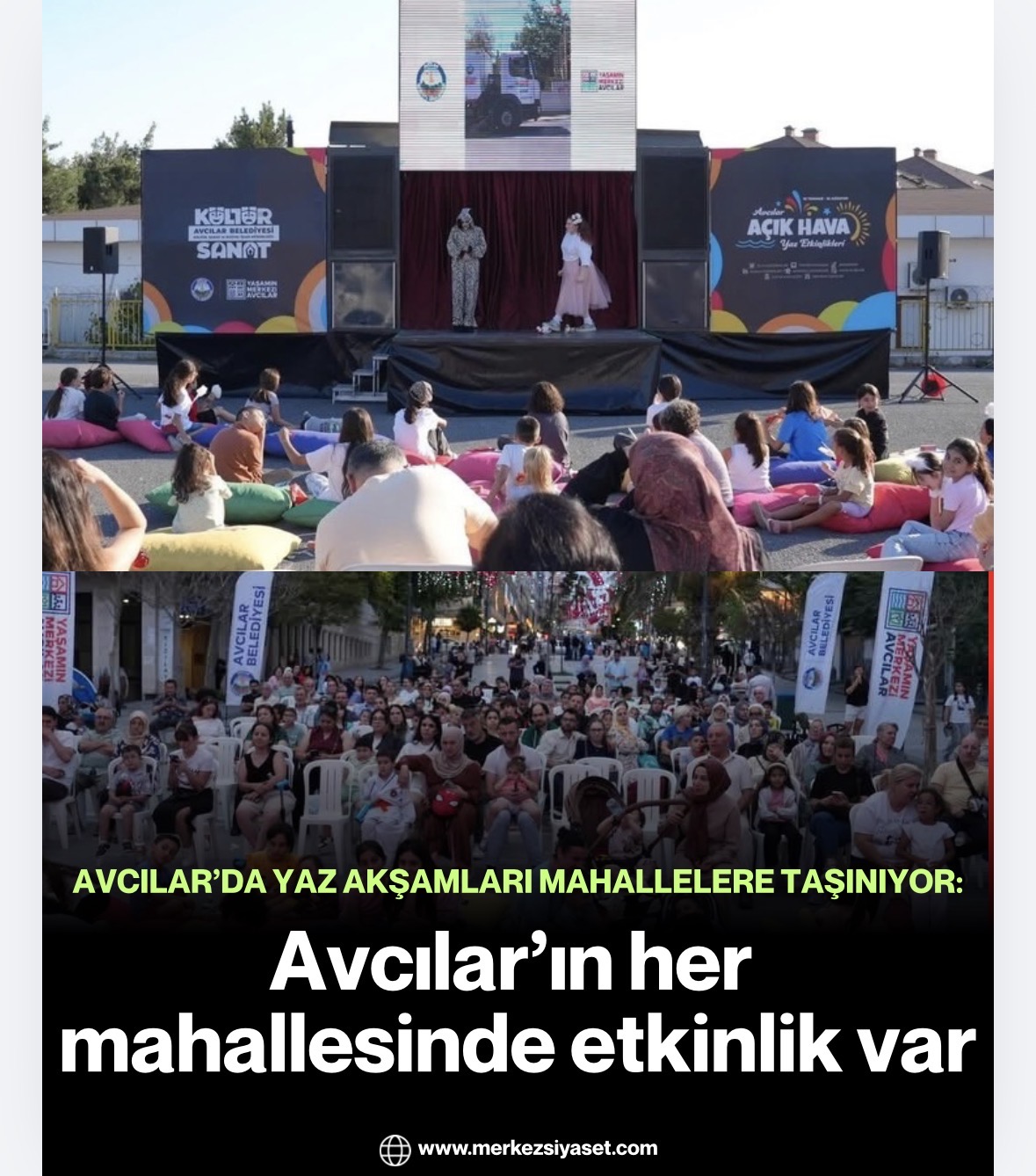 Avcılar’ın her mahallesinde etkinlik var