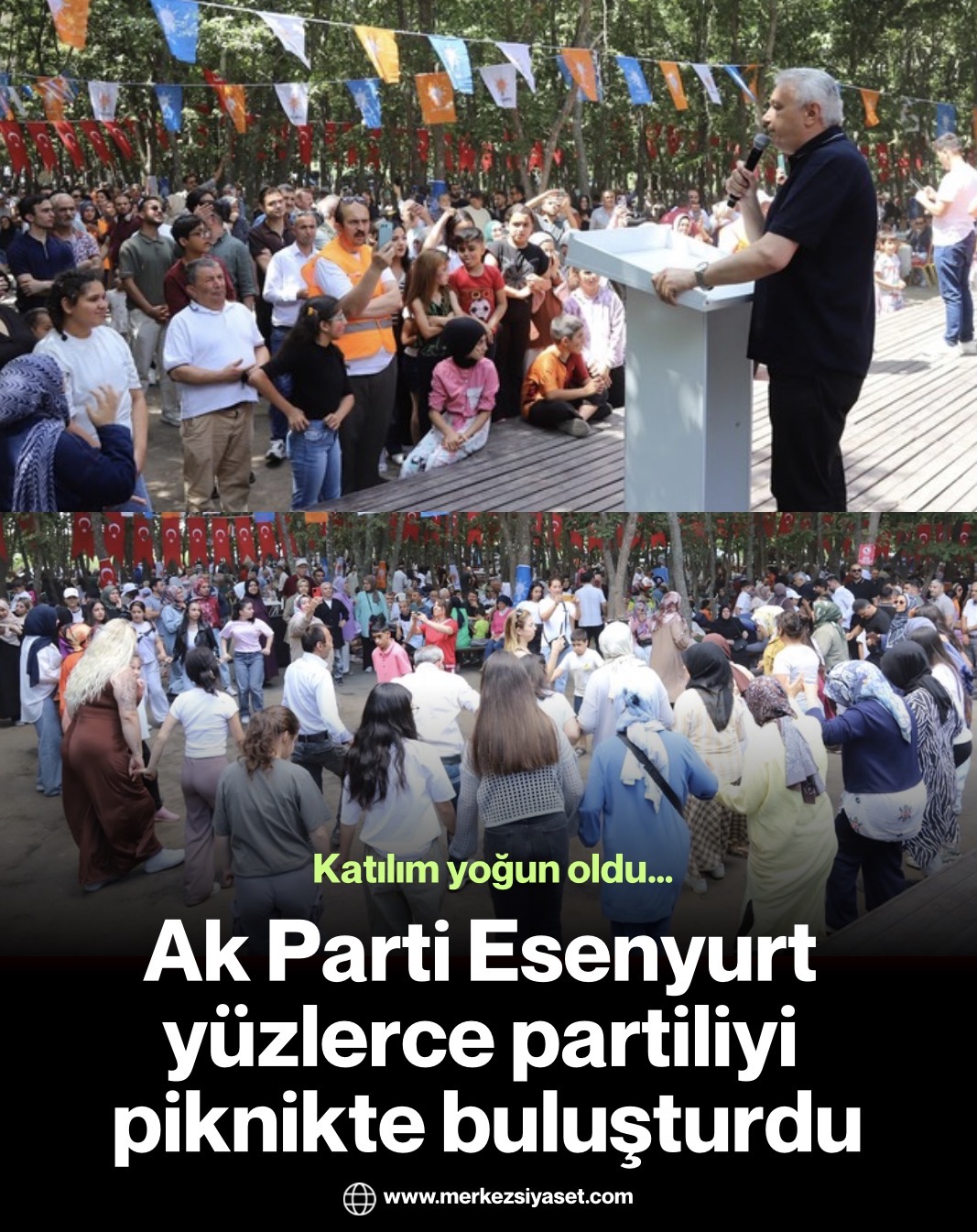 Ak Parti Esenyurt yüzlerce partiliyi piknikte buluşturdu