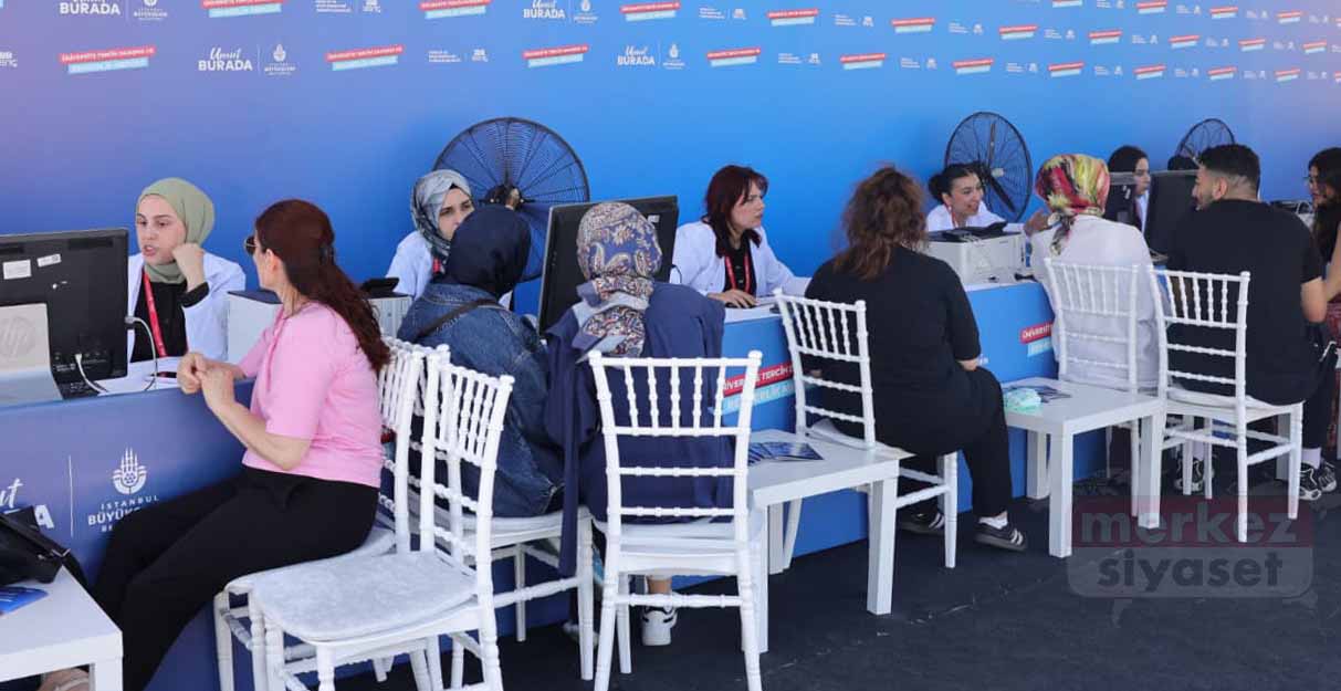 Tercih çadırlarına yoğun ilgi
