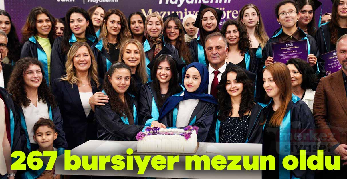 267 bursiyer mezun oldu
