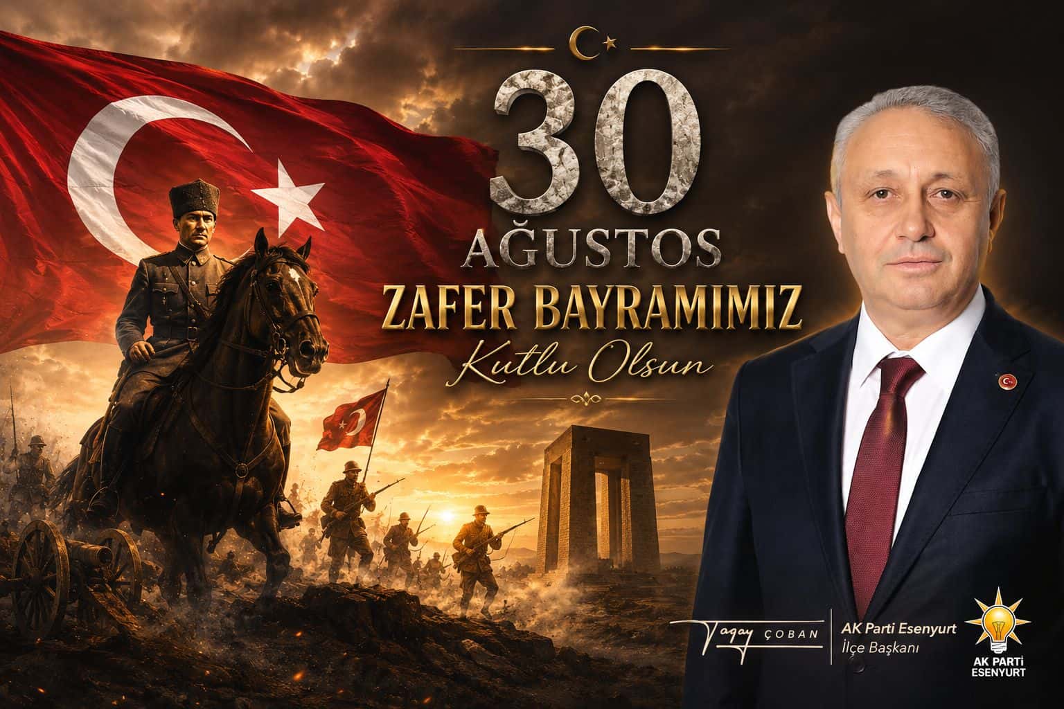 Togay Çoban’dan 30 Ağustos Zafer Bayramı mesajı