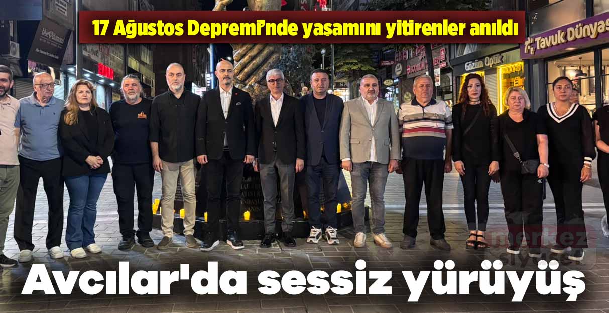 Avcılar’da sessiz yürüyüş