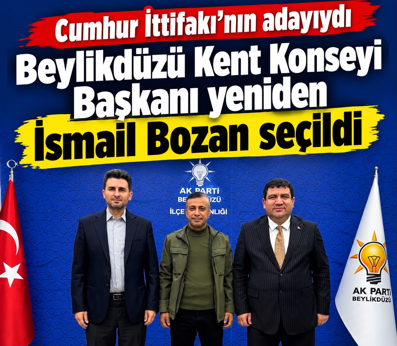 BEYLİKDÜZÜ KENT KONSEYİ’NDE  İSMAİL BOZAN DÖNEMİ DEVAM EDİYOR