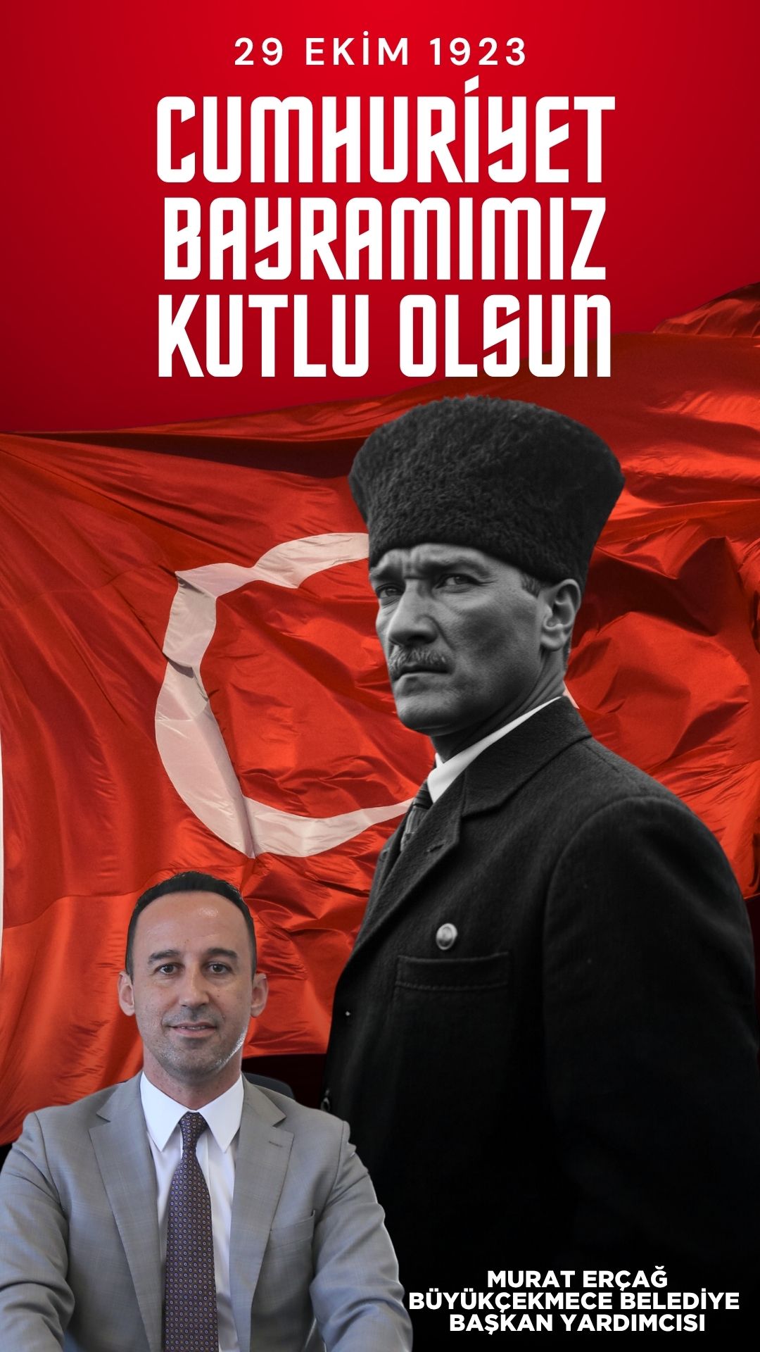 Murat Erçağ’dan 29 Ekim Cumhuriyet Bayramı mesajı