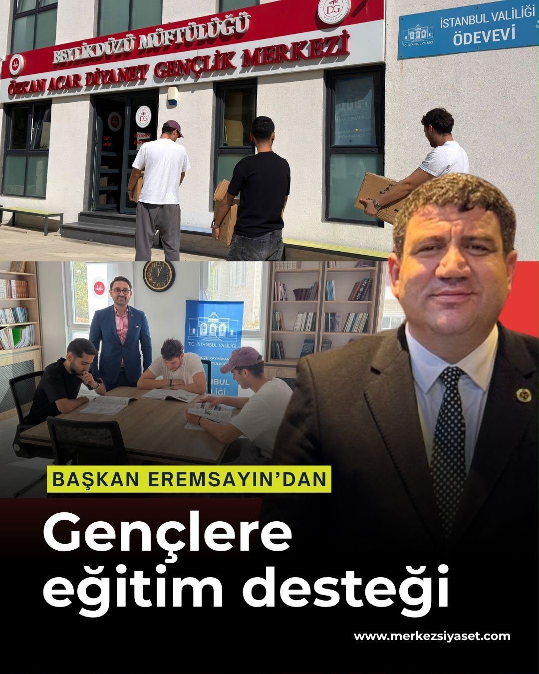 Özkan Eremsayın’dan gençlere eğitim desteği