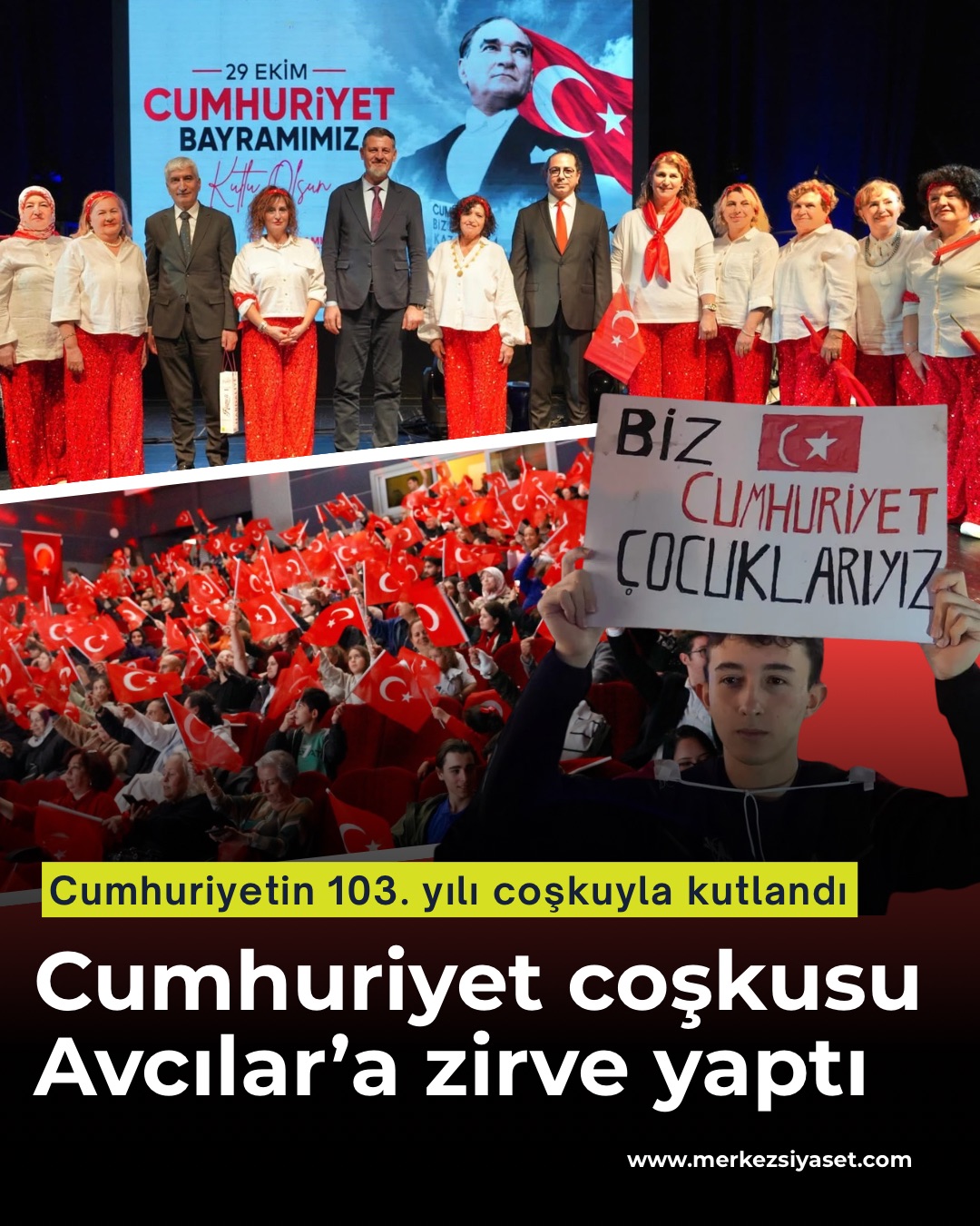 Cumhuriyet coşkusu Avcılar’da zirve yaptı