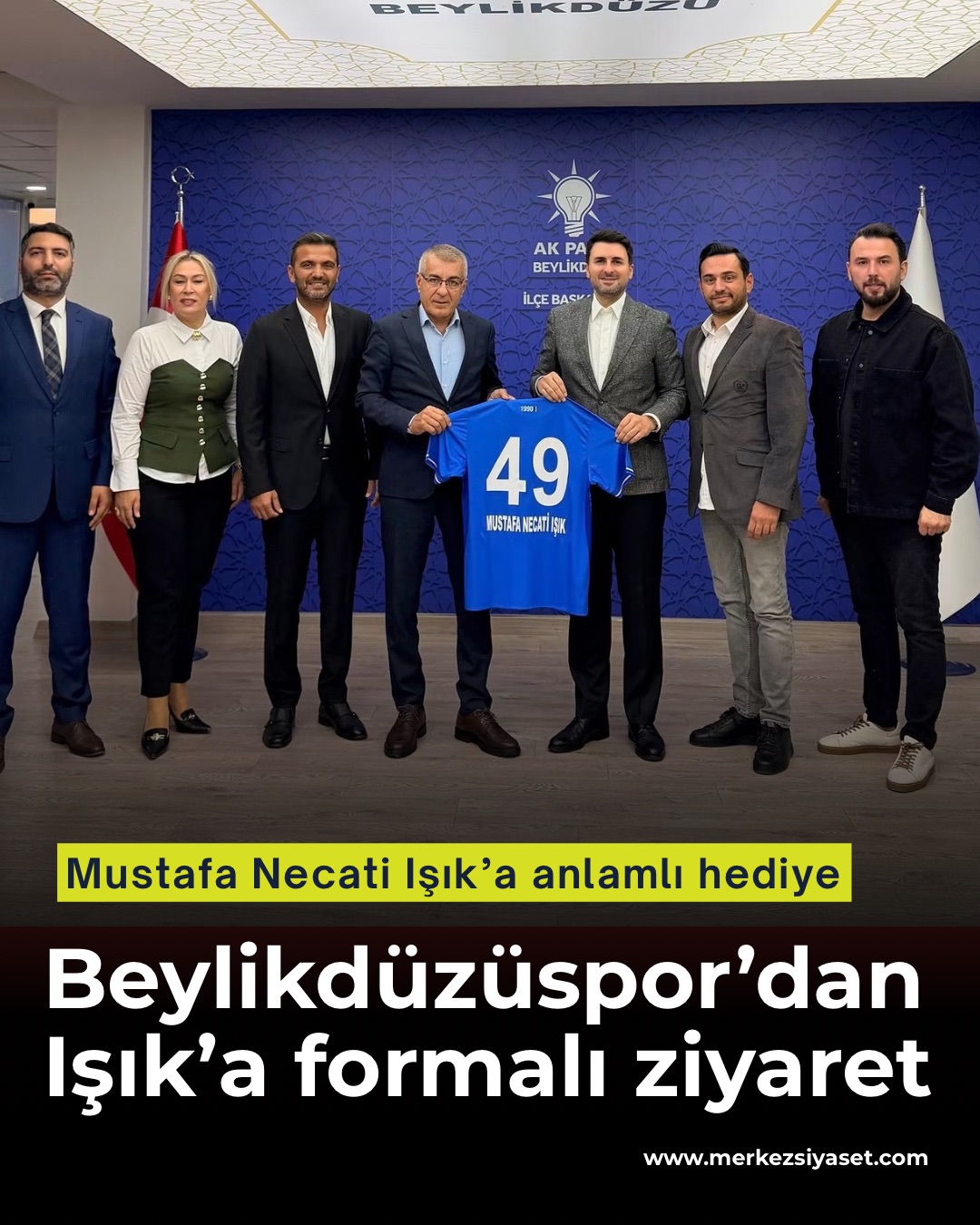 Beylikdüzüspor’dan Mustafa Necati Işık’a formalı ziyaret