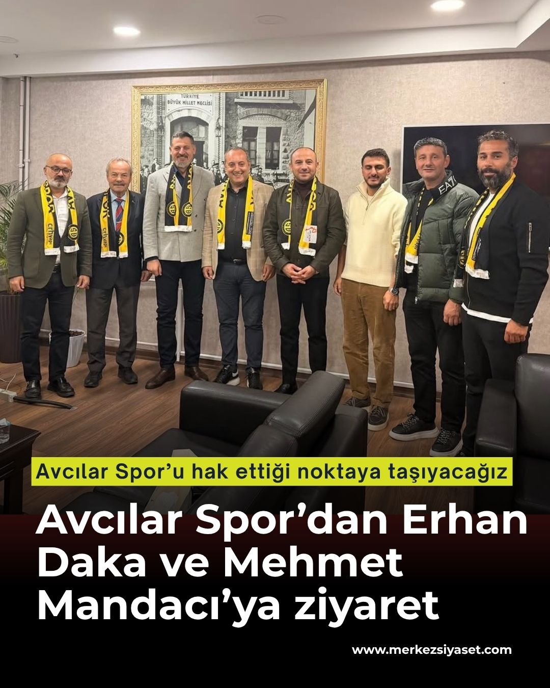 Avcılar Spor’dan Erhan Daka ve Mehmet Mandacı’ya ziyaret