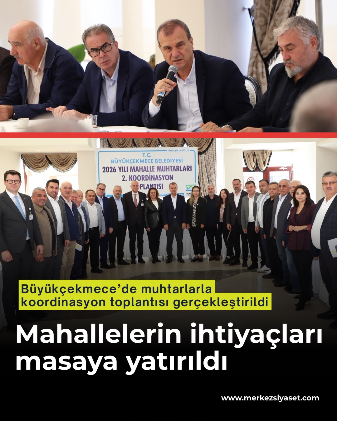 Büyükçekmece’de muhtarlarla koordinasyon toplantısı gerçekleştirildi