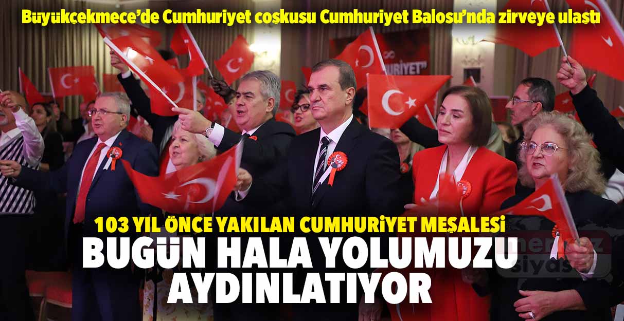 Hakan Çebi: 103 yıl önce yakılan Cumhuriyet meşalesi, bugün hala yolumuzu aydınlatıyor