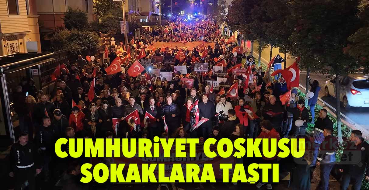 Cumhuriyet coşkusu Büyükçekmece’de sokaklara taştı